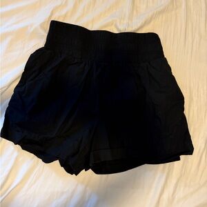 Hill House Black High Waist Shorts